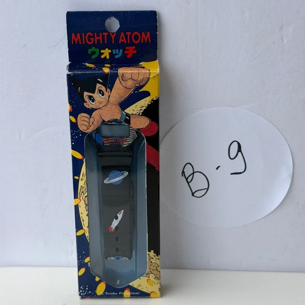 Vintage Astro Boy Mighty Atom Digital Watch with Original Box - Storage B-9